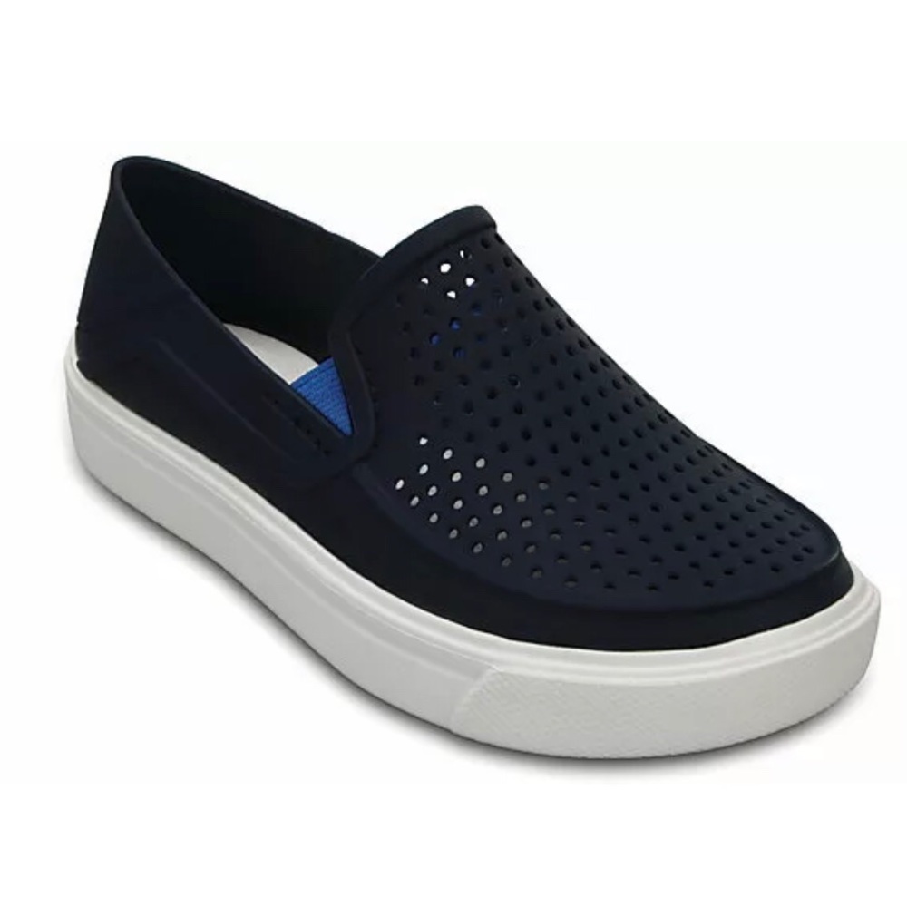 Big Kids Crocs Slip Ons Navy